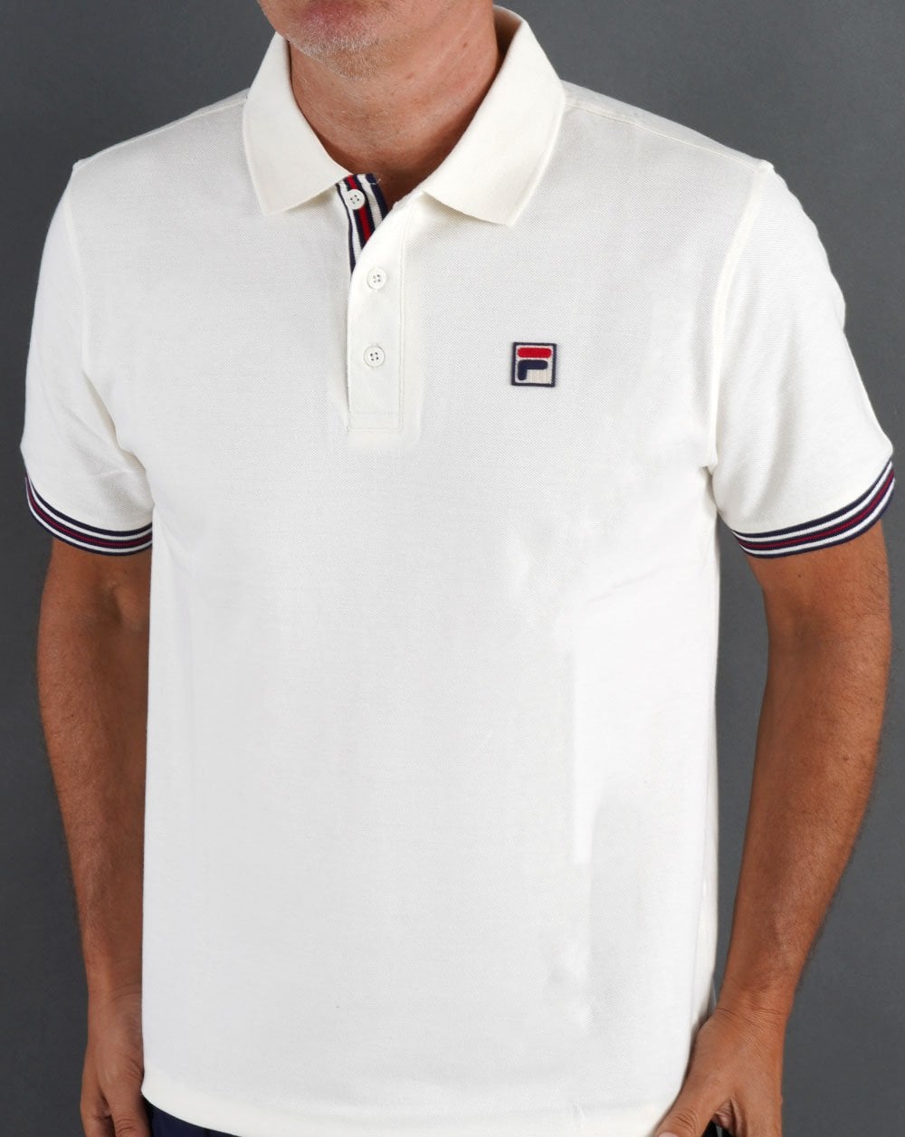 Fila Vintage Omari Poloshirt Creme