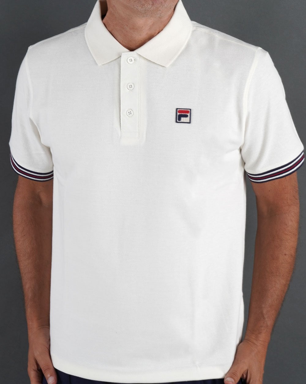 Fila Vintage Omari Poloshirt Creme