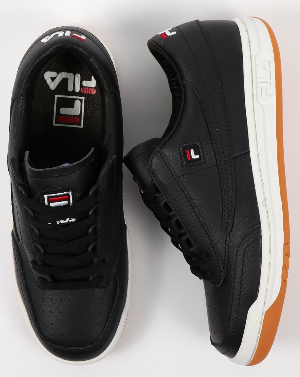 Fila Vintage Original Tennis Trainers Black/Gum