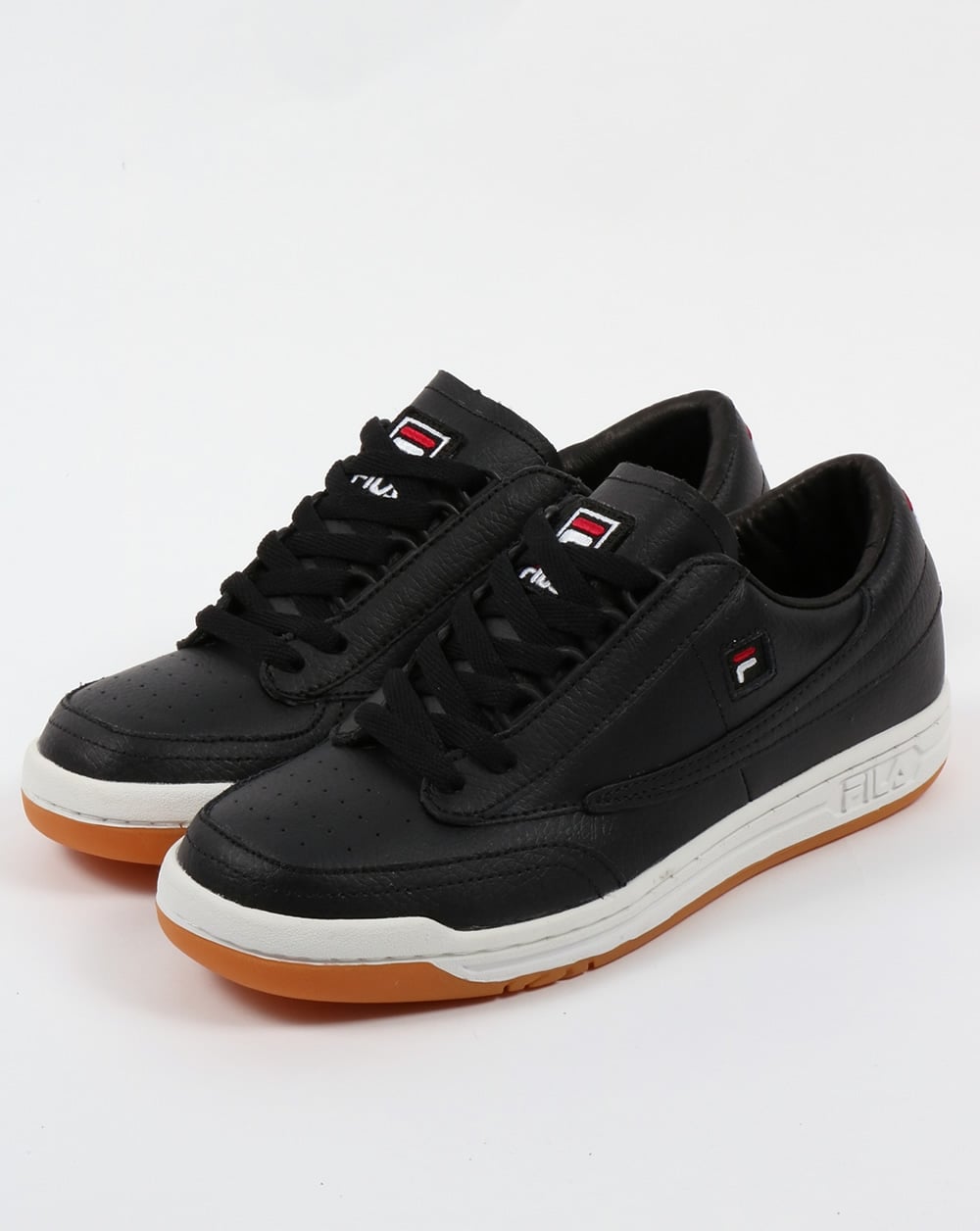 Fila Vintage Original Tennis Trainers Black/Gum