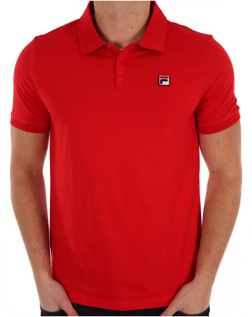 Fila Vintage Panatta Polo Shirt Red