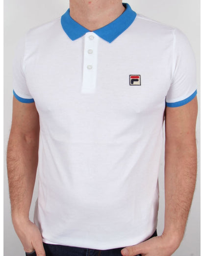 Fila Vintage Peleo Poloshirt Weiß