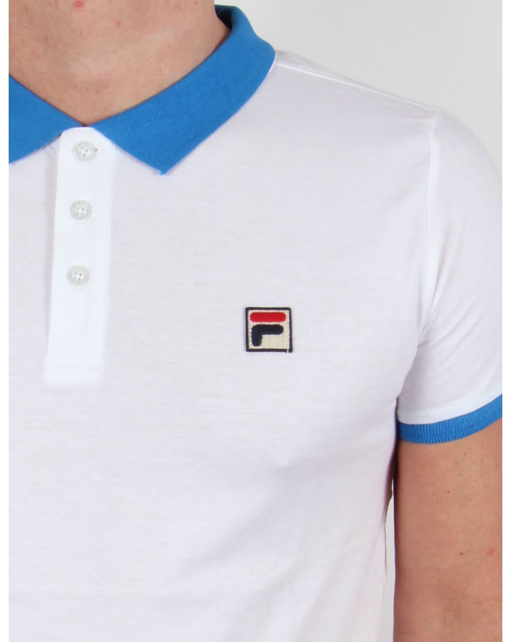 Fila Vintage Peleo Poloshirt Weiß