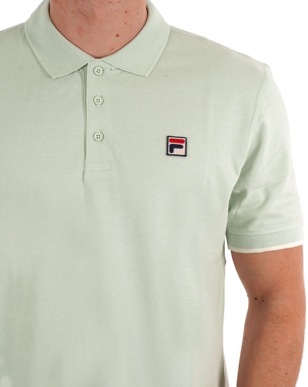 Fila Vintage Poloshirt Hellgrün