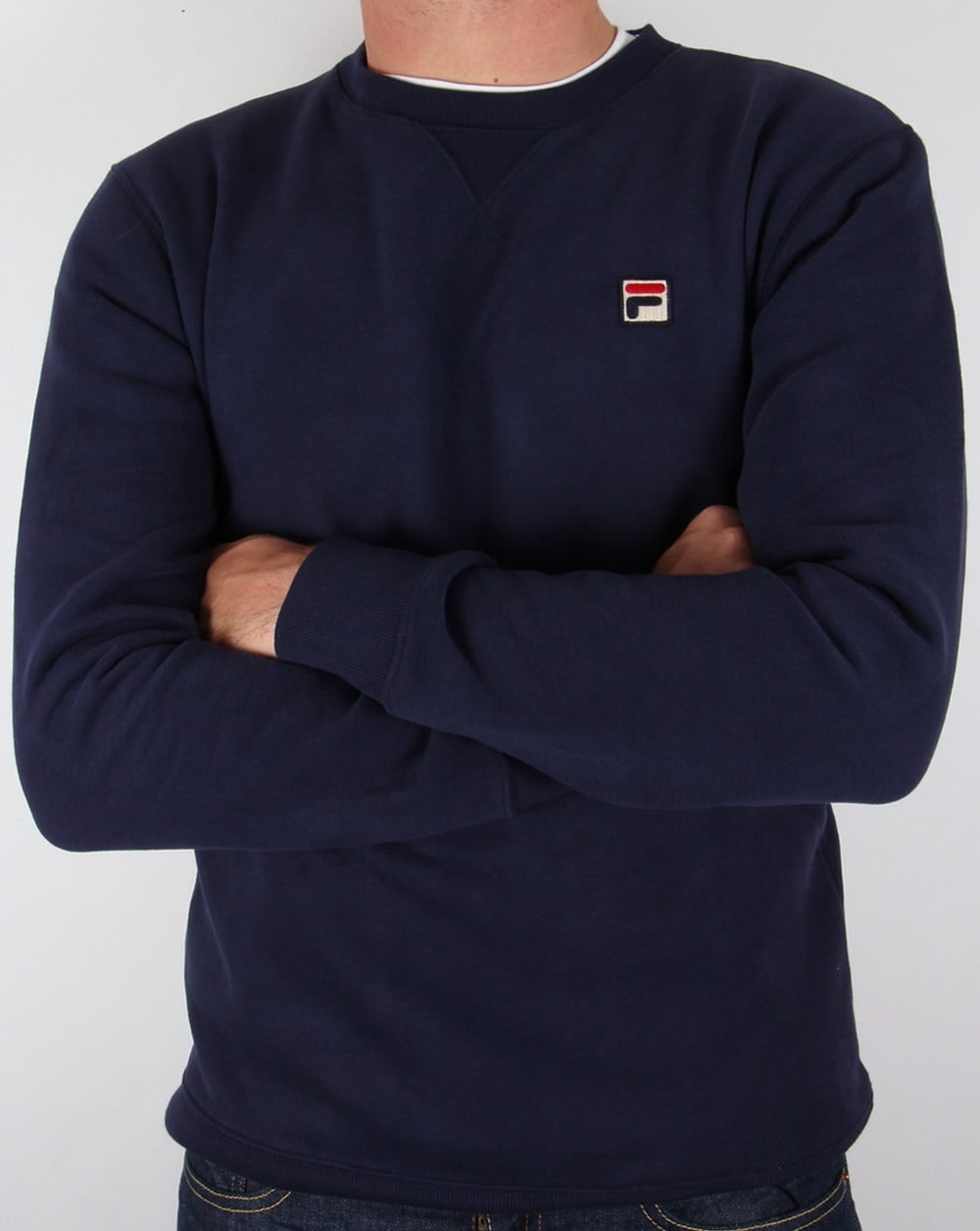 Fila Vintage Premium-Sweatshirt in Marineblau