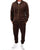 Fila Vintage Premium Velour Track Top Brown