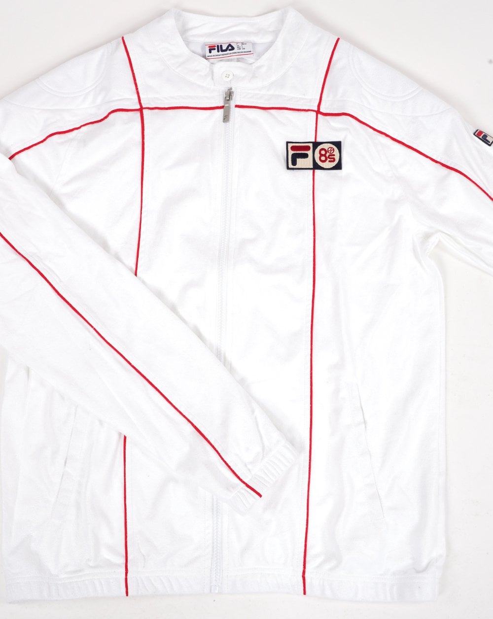 Fila Vintage Pro Badge Terrinda Trainingsjacke Weiß/Rot