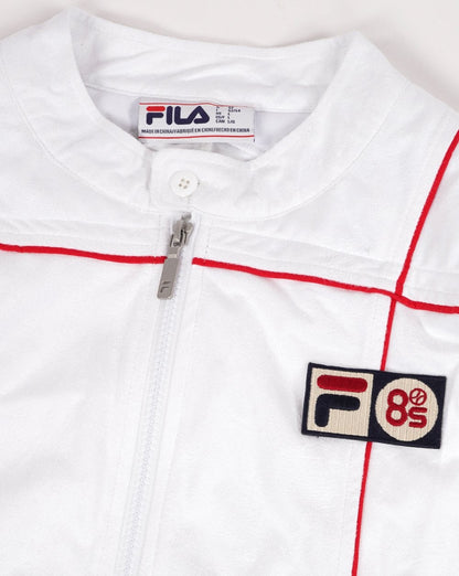 Fila Vintage Pro Badge Terrinda Trainingsjacke Weiß/Rot