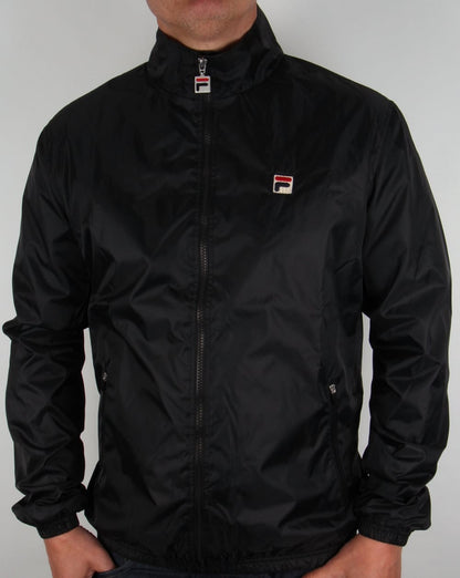 Fila Vintage Quayside Jacke Schwarz