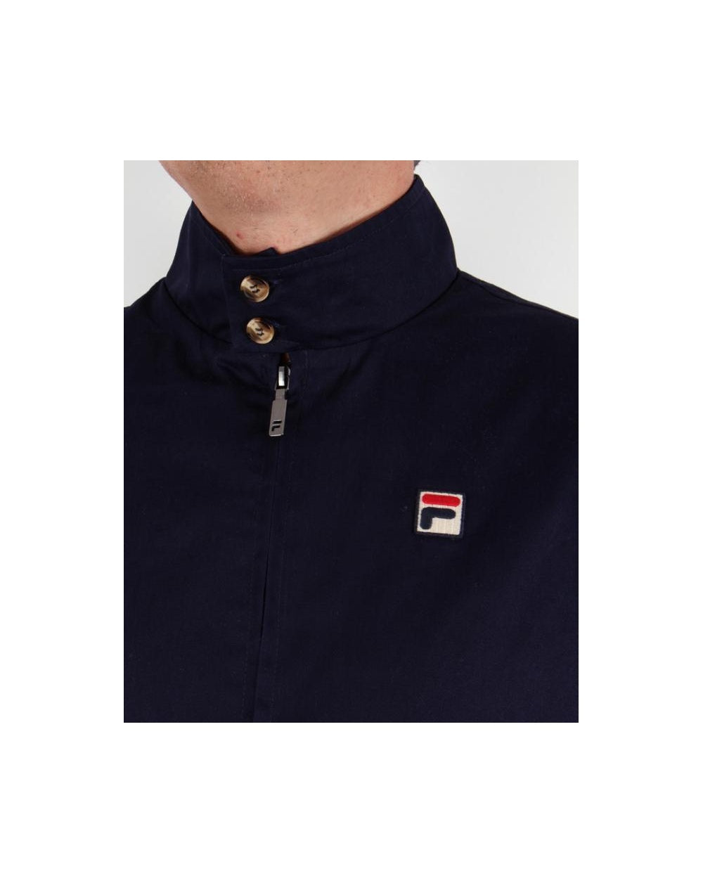 Fila Vintage Quintino Harrington Jacket Navy
