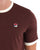 Fila Vintage Ringer T Shirt Brown/Off White