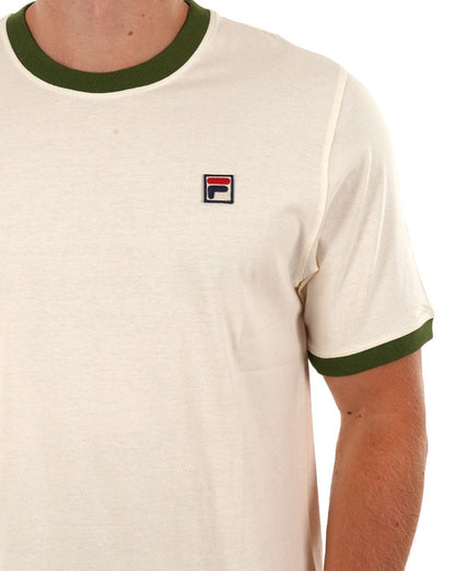 Fila Vintage Ringer T-Shirt Gardenia/Grün