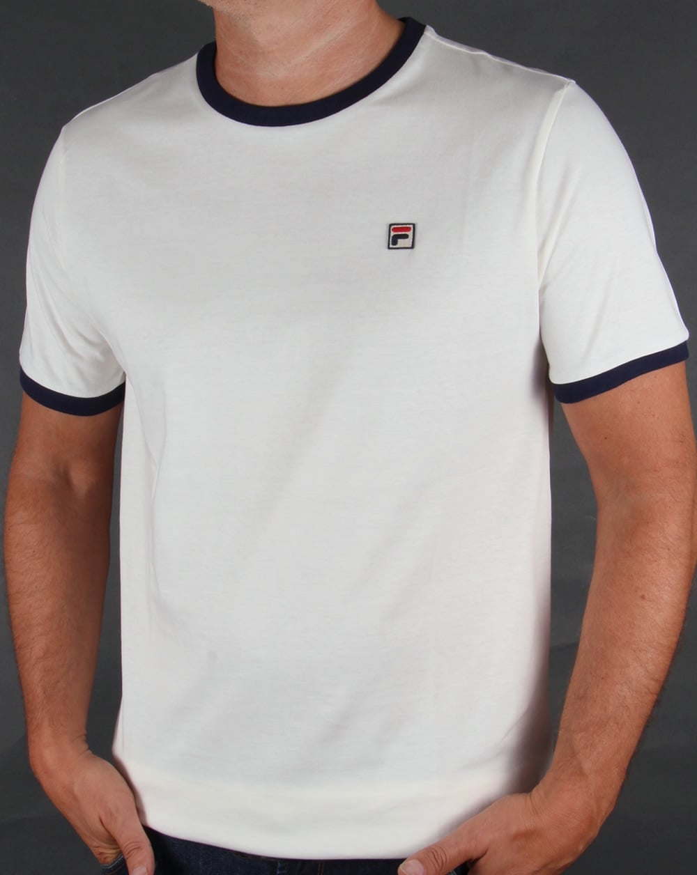 Fila Vintage Ringer T-Shirt Gardenia