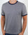 Fila Vintage Ringer T Shirt Grey Twist