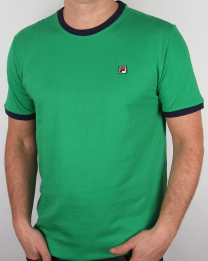Fila Vintage Ringer T-Shirt Kelly Green