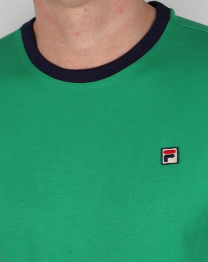 Fila Vintage Ringer T-Shirt Kelly Green