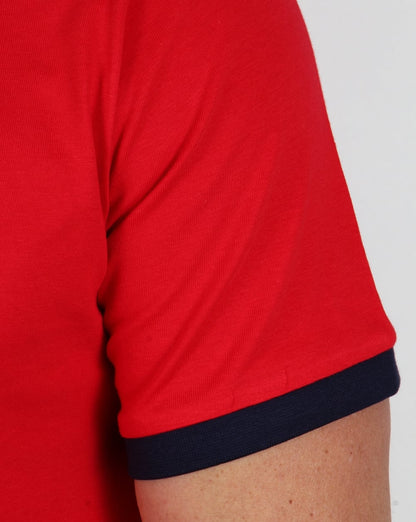 Fila Vintage Ringer T-Shirt Rot