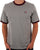 Fila Vintage Ringer T Shirt Sharkskin / Wine