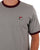 Fila Vintage Ringer T Shirt Sharkskin / Wine