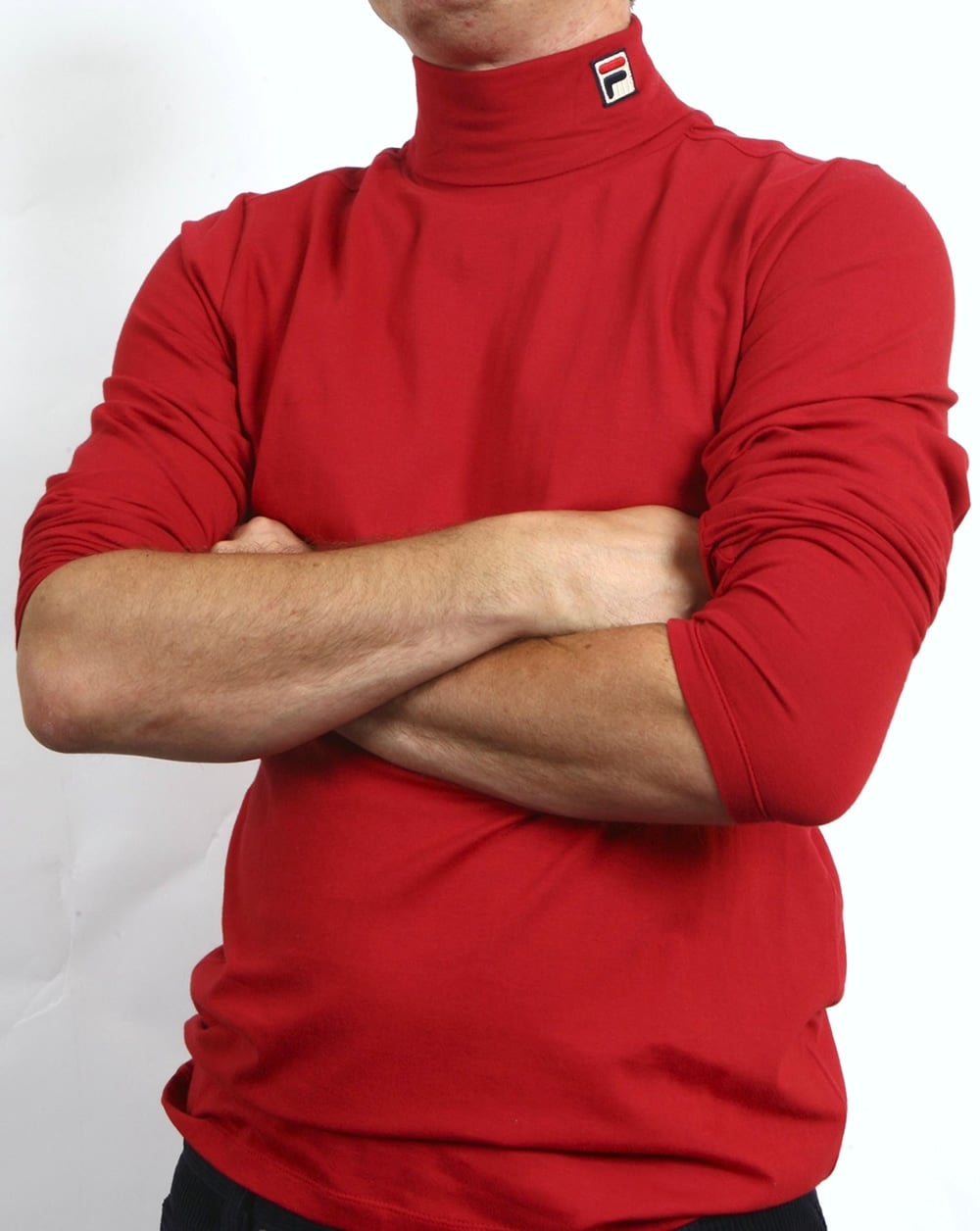 Fila Vintage Roll Neck Red