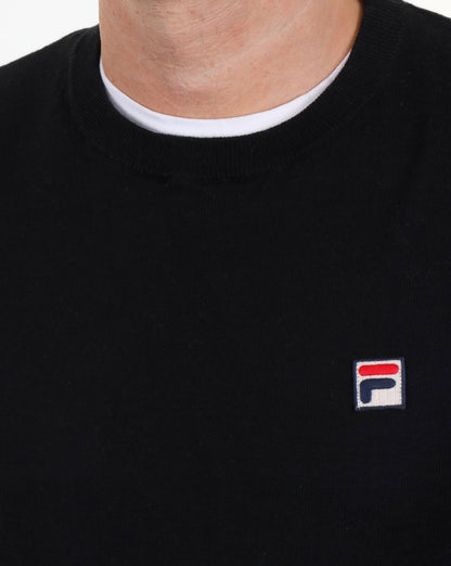 Fila Vintage Sala Rundhalspullover Schwarz
