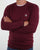 Fila Vintage Sala Crew Neck Jumper Rum Raisin