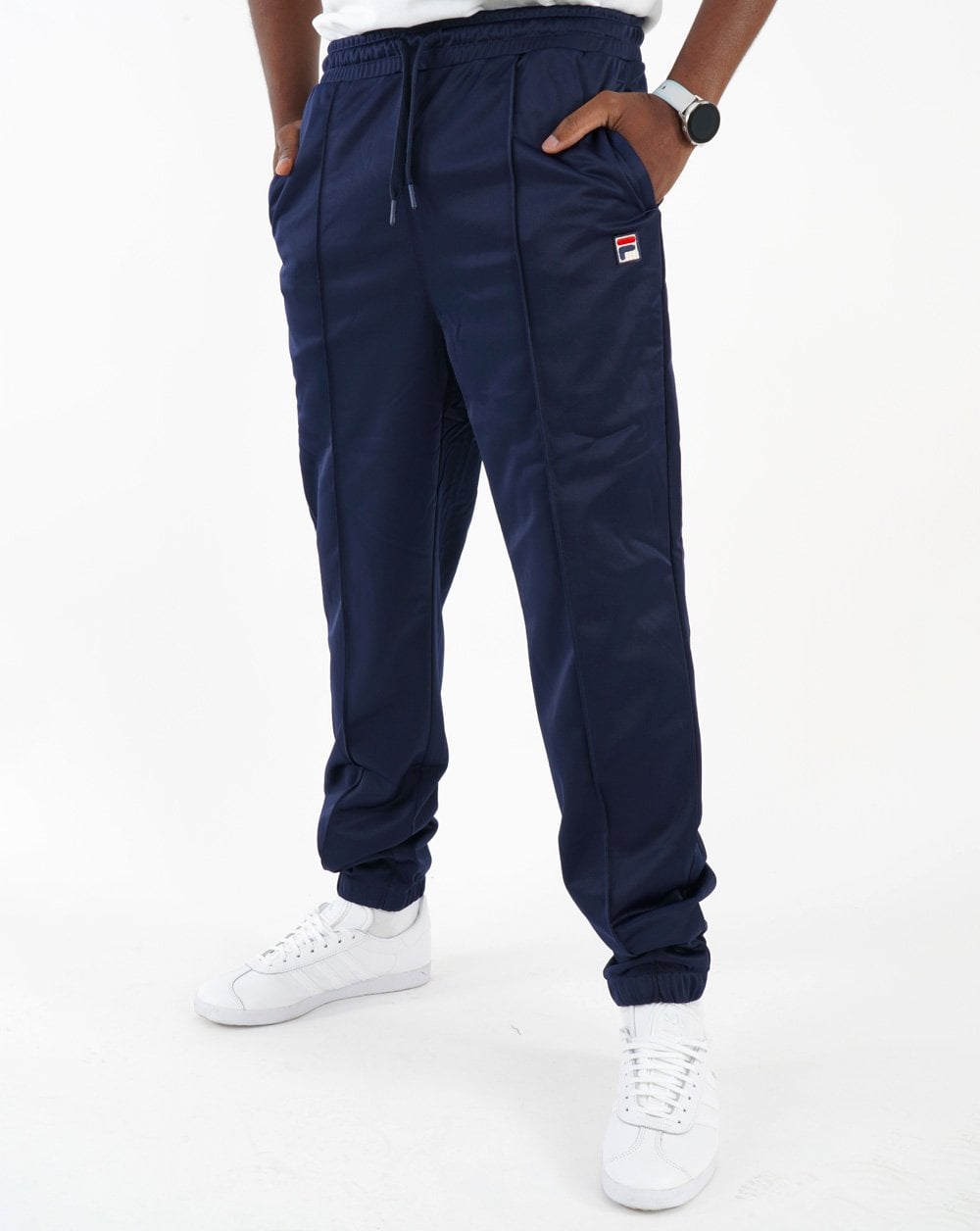 Fila Vintage Santos Track Pants Navy
