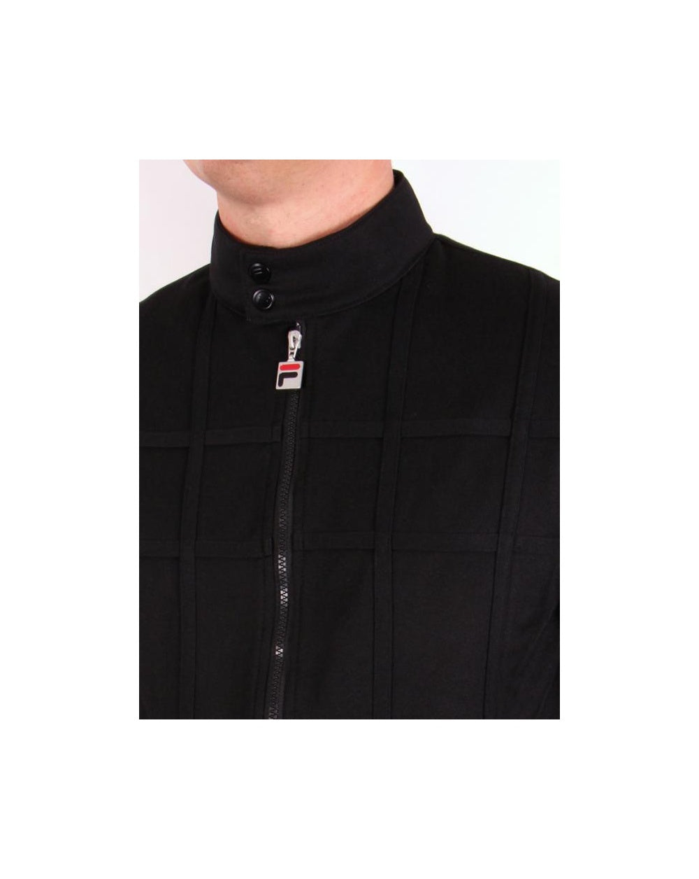 Fila Vintage Saturn 2 Trainingsjacke Schwarz