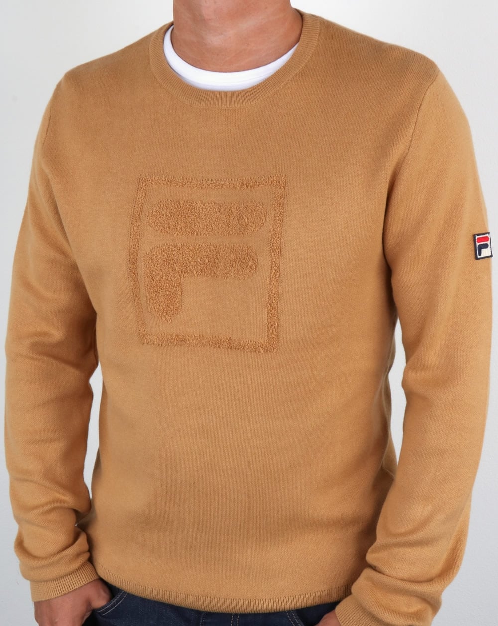 Fila Vintage Savoldi Crew Neck Jumper Apple Cinnamon
