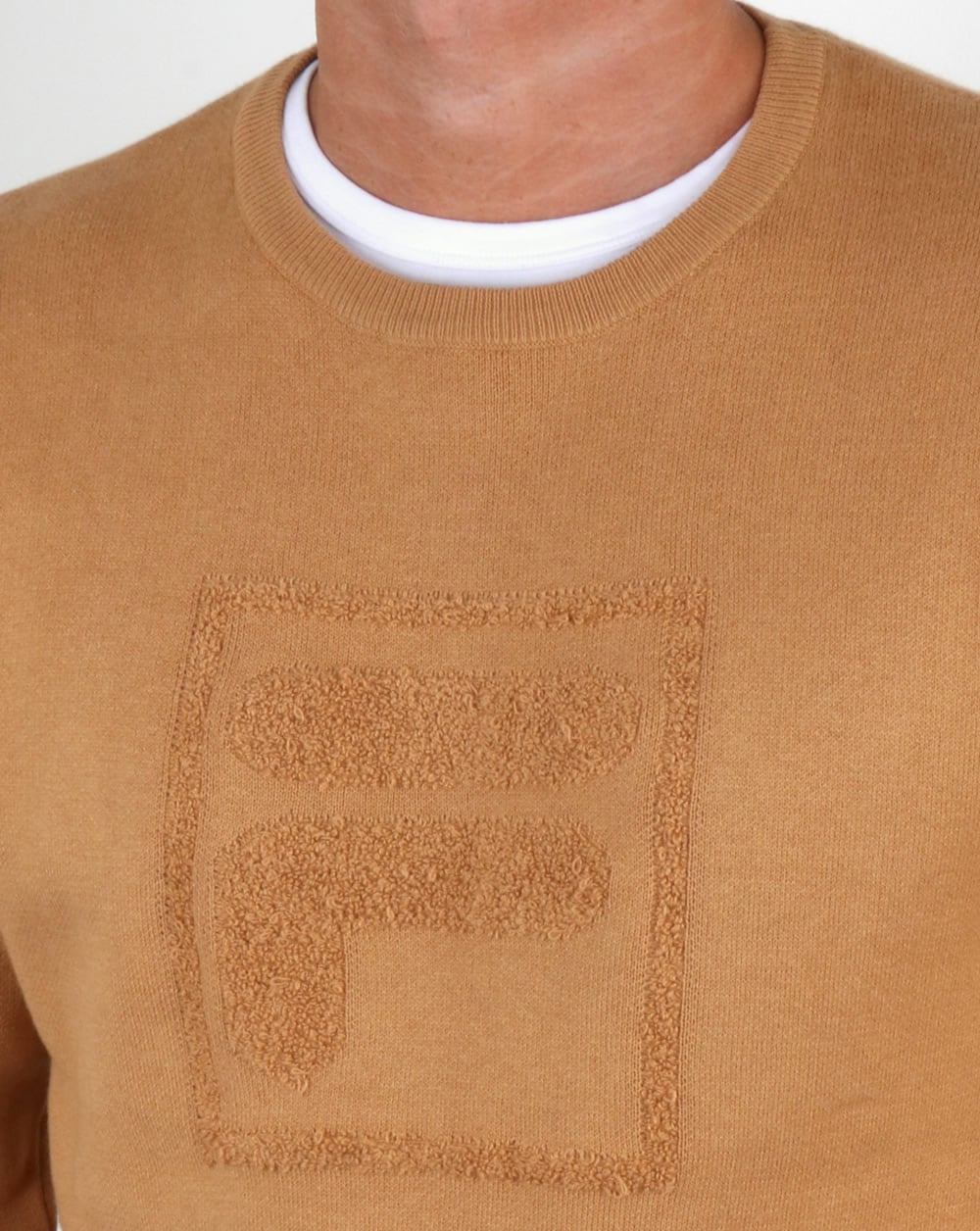 Fila Vintage Savoldi Crew Neck Jumper Apple Cinnamon