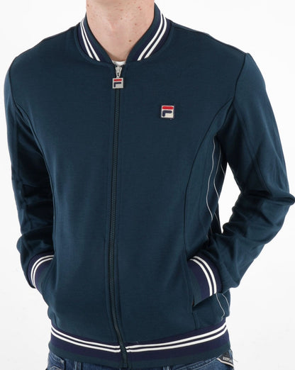 Fila Vintage Settanta 2 Track Top Dunkelblaugrün