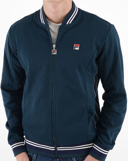 Fila Vintage Settanta 2 Track Top Dunkelblaugrün
