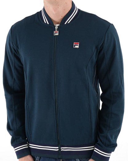 Fila Vintage Settanta 2 Track Top Dunkelblaugrün