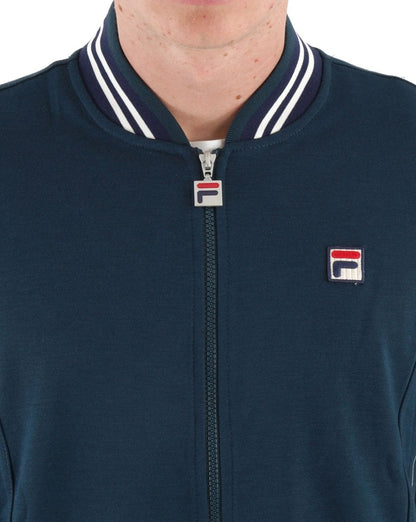 Fila Vintage Settanta 2 Track Top Dunkelblaugrün