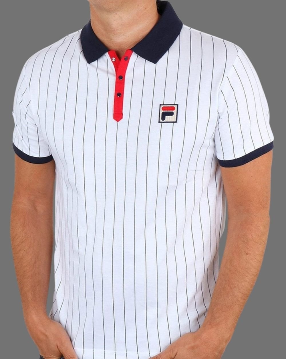 Fila Vintage Settanta Polo Shirt White