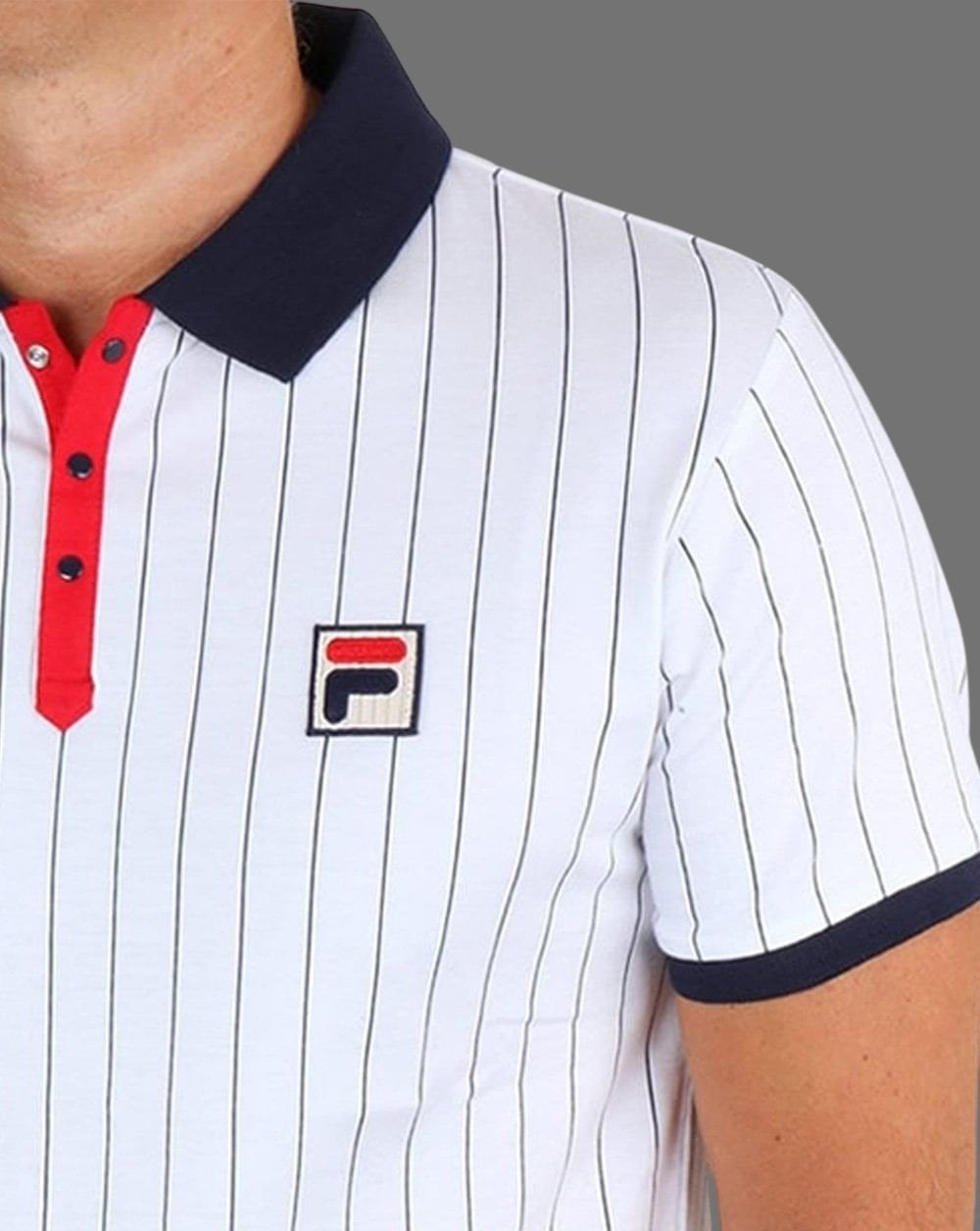 Fila Vintage Settanta Polo Shirt White
