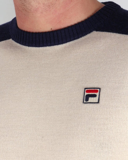Fila Vintage Ski-Strickpullover Gardenia