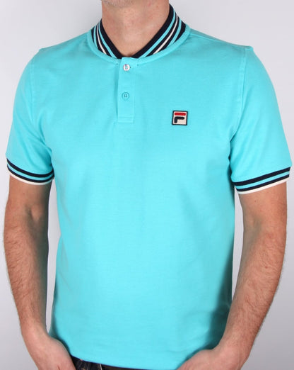Fila Vintage Skipper Poloshirt Blue Radience