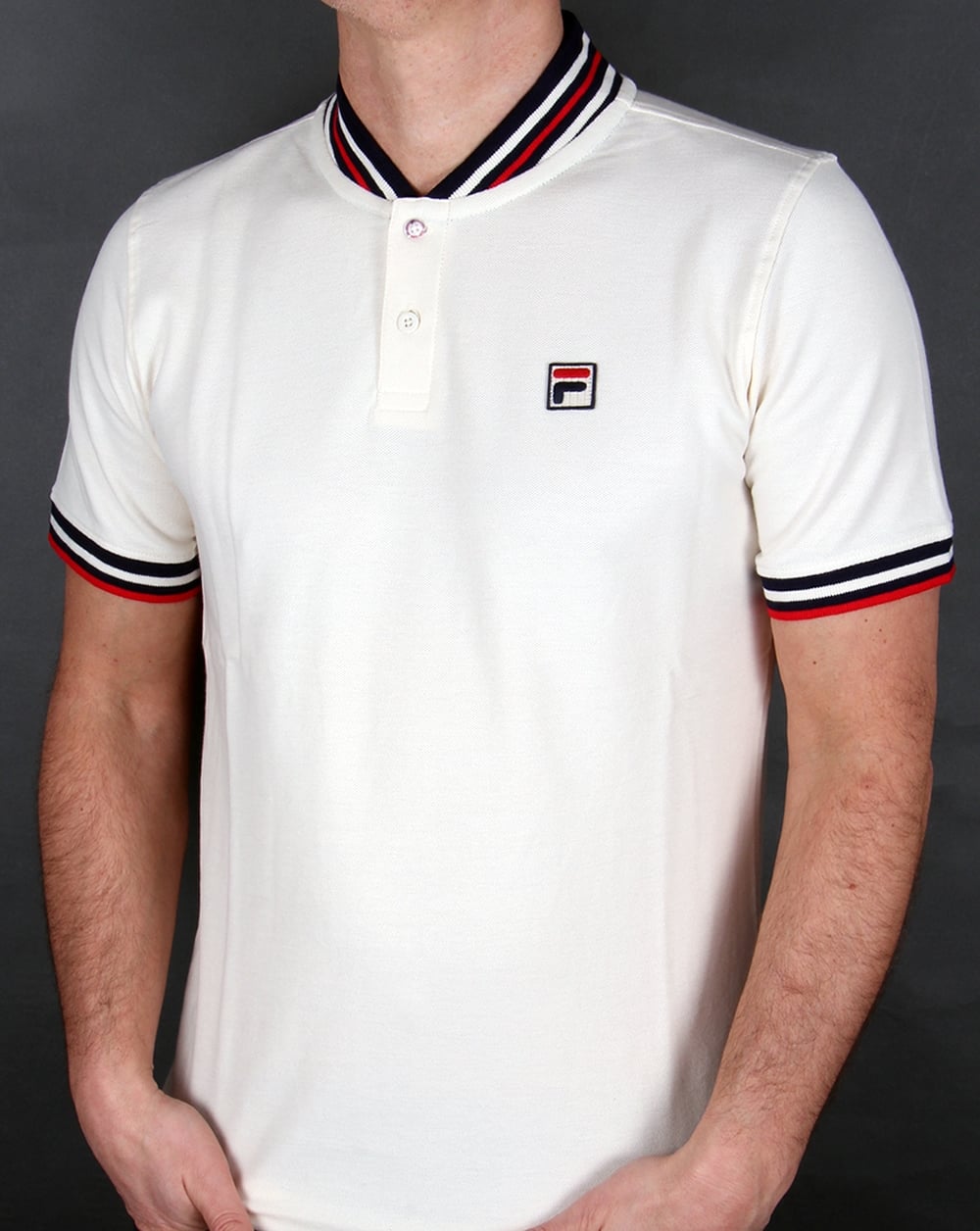 Fila Vintage Skipper Poloshirt Gardenia