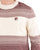 Fila Vintage Stripe Crew Knit Gardenia/Port