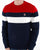 Fila Vintage Striped Crew Knit Navy Red White