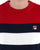 Fila Vintage Striped Crew Knit Navy Red White
