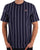 Fila Vintage Striped T Shirt Navy