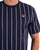 Fila Vintage Striped T Shirt Navy