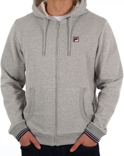 Fila Vintage Tenconi Hoodie Grey Marl