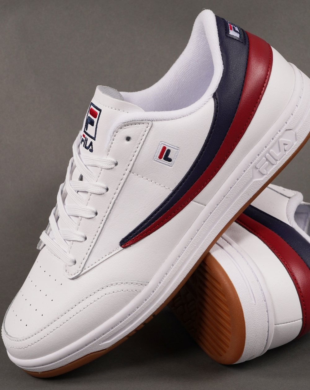 Fila Vintage Tennis 88 Sneakers Weiß Marine Rot