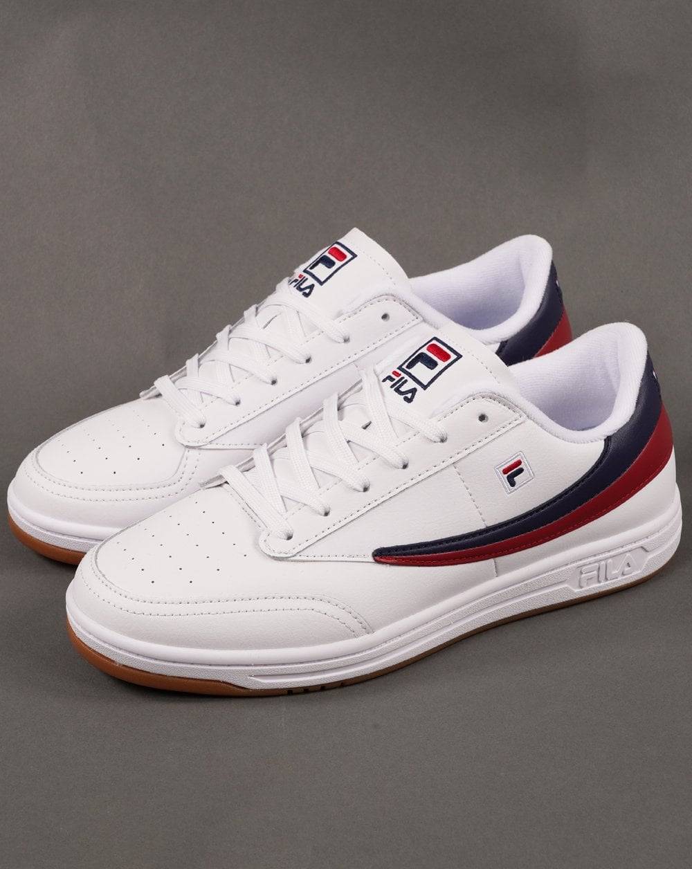 Fila Vintage Tennis 88 Trainers White Navy Red