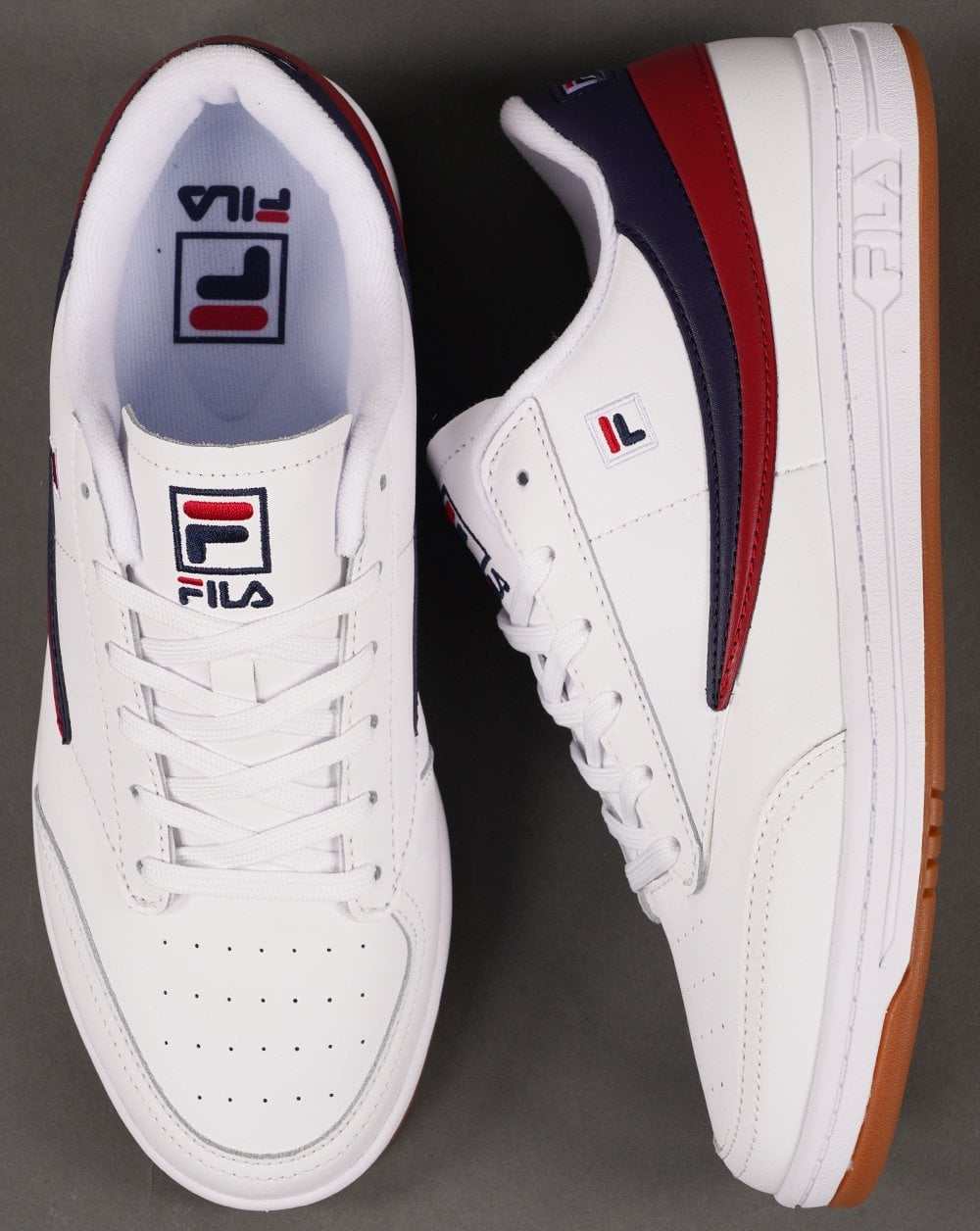 Fila Vintage Tennis 88 Sneakers Weiß Marine Rot