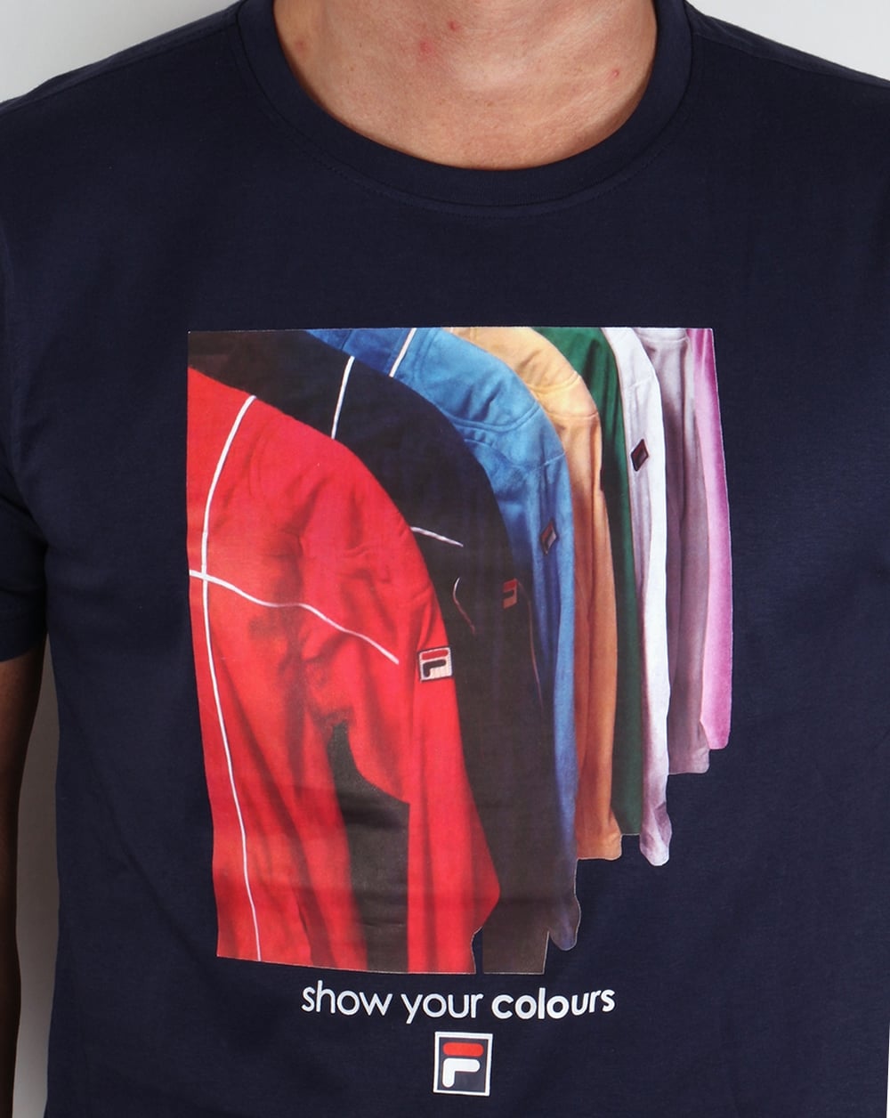 Fila Vintage Terrinda Colllectors T-shirt Navy