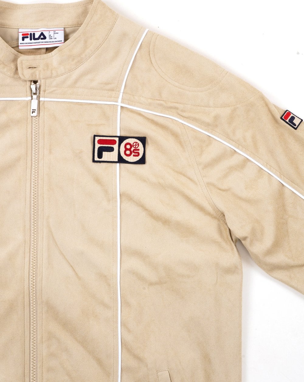 Fila Vintage Terrinda MK3 Pro Badged Track Top Bone White